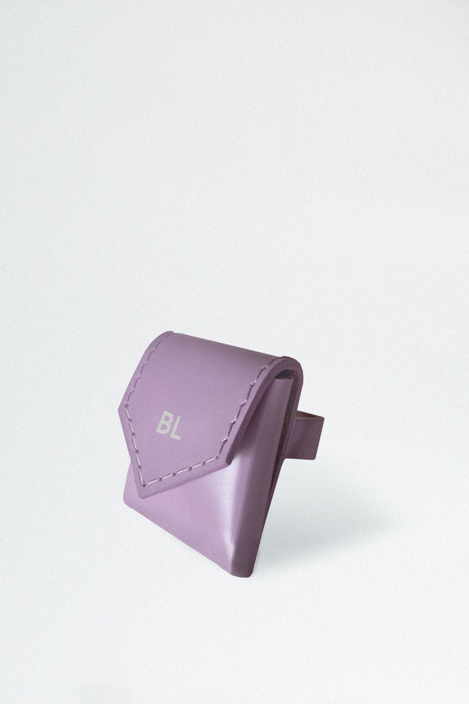 PILLS RING LILAC GLOSSY-LEATHER