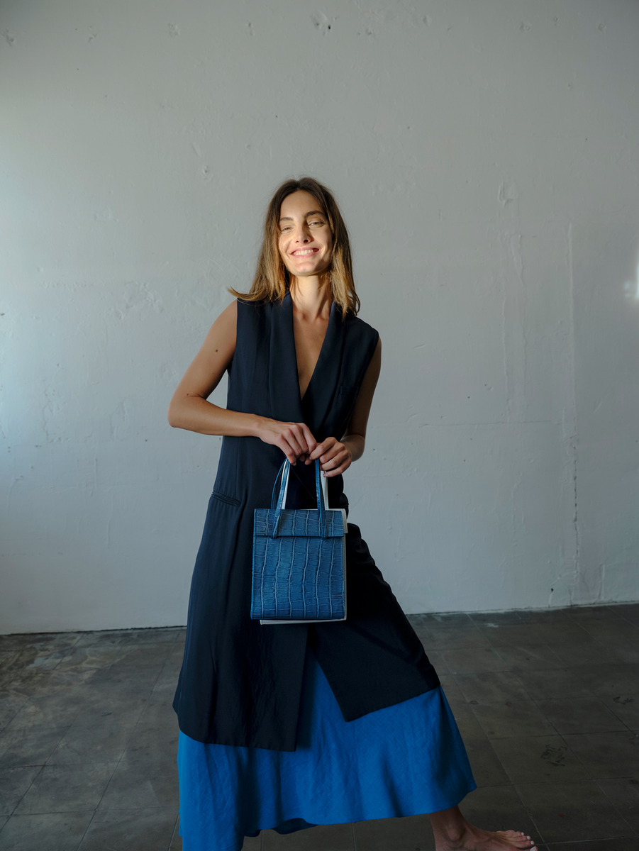 Petrol cheap blue handbag