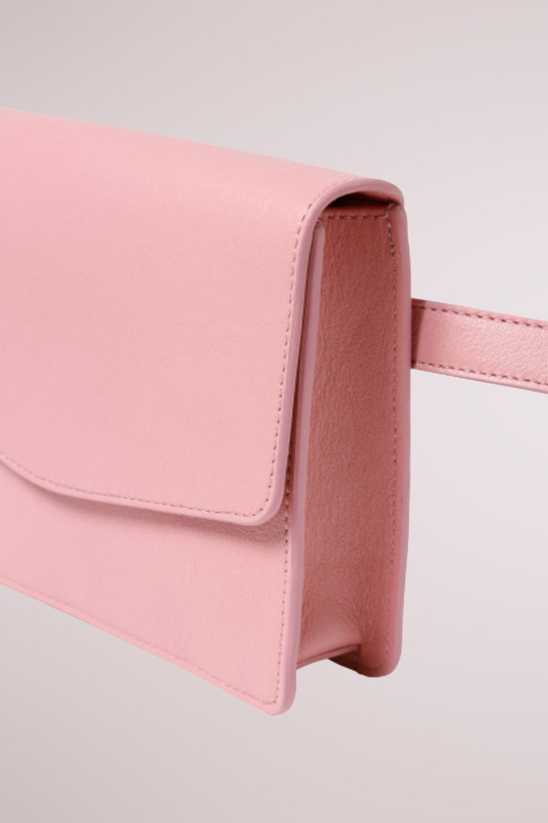 Pink leather fanny discount pack