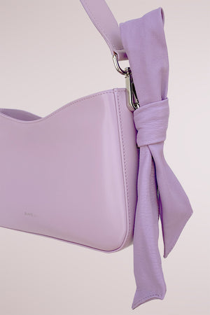 
                  
                    QUERIDA SHOULDER BAG WITH KNOTS GLOSSY LILAC
                  
                