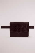Fanny pack and bag brown croc by Blame Lilac
