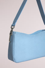 Blame Lilac Sky blue leather shoulder bag